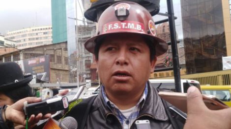 Juan Carlos Huarachi, exejecutivo de la Central Obrera Boliviana
