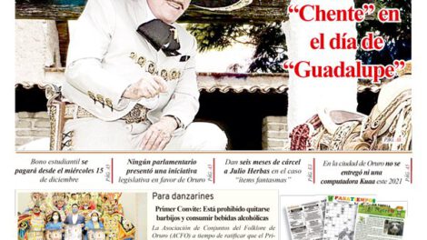 Edición impresa La Patria del 13 de diciembre de 2021
