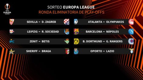 Las llaves de los playoffs de la Europa Ligue