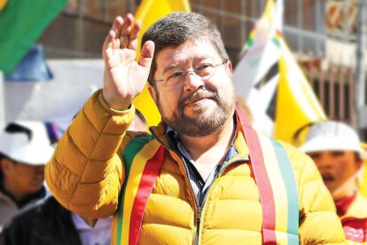 El candidato Samuel Doria Medina en el Congreso de Unidad Nacional