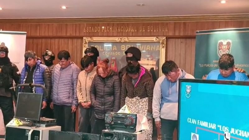 Aprehenden a siete antisociales en La Paz y El Alto