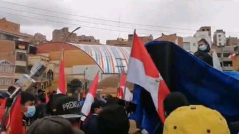 Detención de Pumari y marcha en Beni
