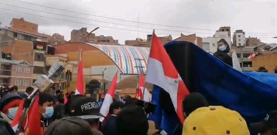 Detención de Pumari y marcha en Beni
