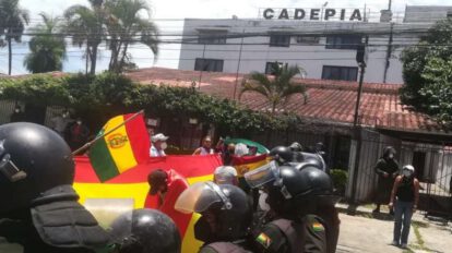 Incidentes en Santa Cruz ante anuncio de la llegada de Evo y Andrónico