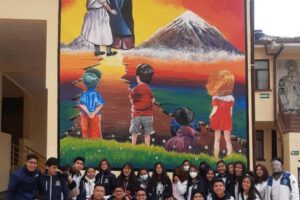 Mural artístico Colegio Santa María Magdalena Postel