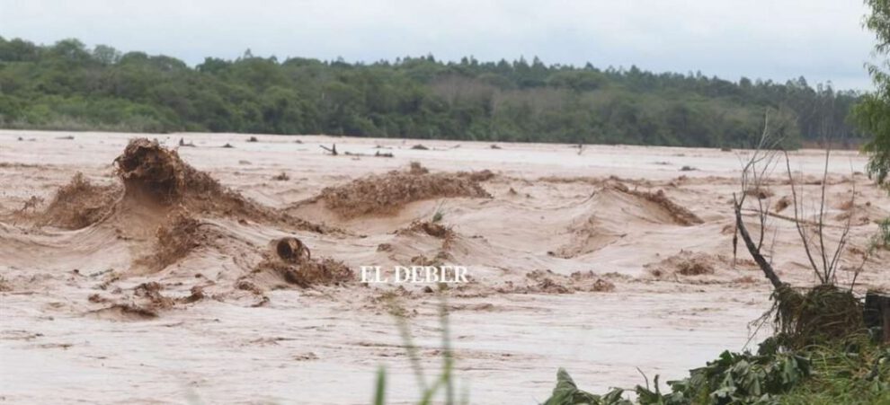 Crecida del río Piraí en Santa Cruz