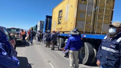 Controles de pruebas PCR en frontera entre Bolivia y Chile