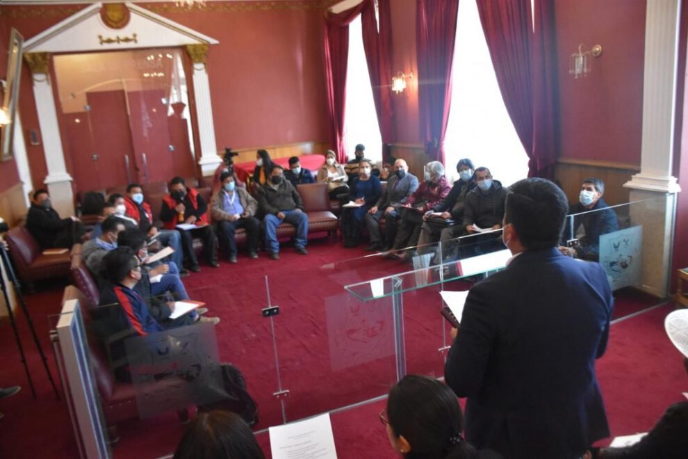 Planificación del Carnaval 2022 en Oruro
