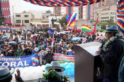 Aniversario de la Fsutco con entrega de vehículos por Luis Arce