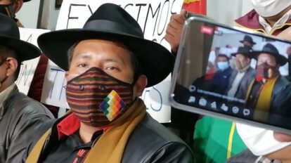 Santos Quispe se pronunció tras ser imputado por la Fiscalía