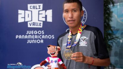 David Ninavia, atleta boliviano con medalla de oro