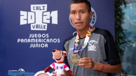 David Ninavia, atleta boliviano con medalla de oro
