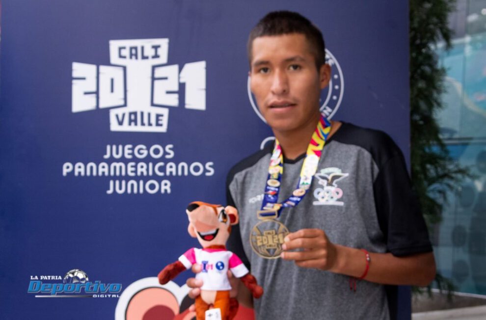 David Ninavia, atleta boliviano con medalla de oro