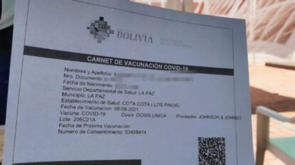 Control de carnets de vacunación para evitar falsificaciones