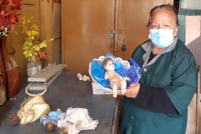 Restauración de niñitos en el Taller San Simón