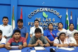 Cocaleros desisten de evaluar al gabinete del Presidente en su ampliado del 30 de diciembre