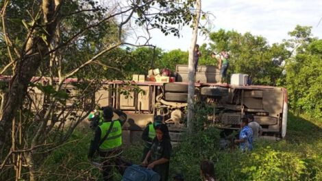 Accidente en San José de Chiquitos