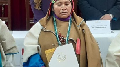 Flora Mamani, la mujer que marca un hito en la historia de Chipaya