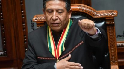 Vacunación de Choquehuanca contra el coronavirus