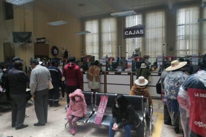 Recaudación de impuestos en Oruro