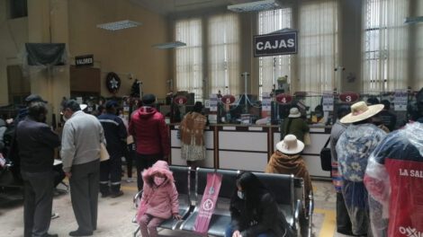 Recaudación de impuestos en Oruro