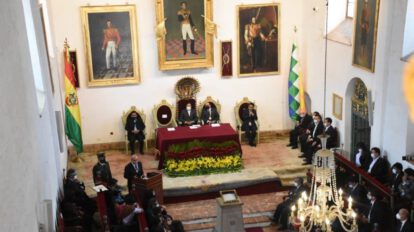 Cambio estructural del sistema judicial en Bolivia propuesto por Luis Arce