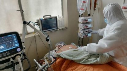 Camas de internación de la CNS ocupadas por pacientes Covid-19 en Oruro