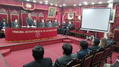 Año judicial 2022 inaugurado por el Tribunal Departamental de Justicia de Oruro