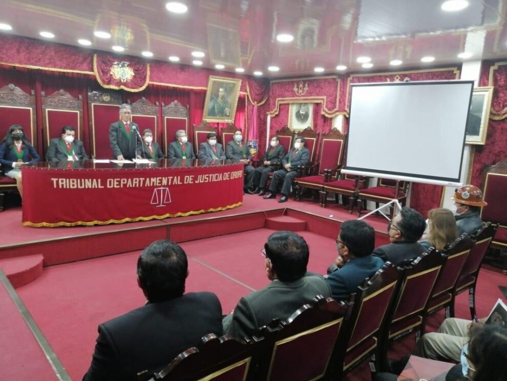 Año judicial 2022 inaugurado por el Tribunal Departamental de Justicia de Oruro