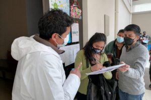 Vacunación masiva en Oruro