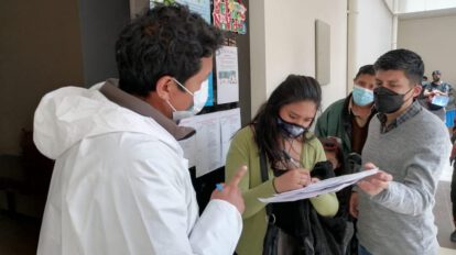 Vacunación masiva en Oruro