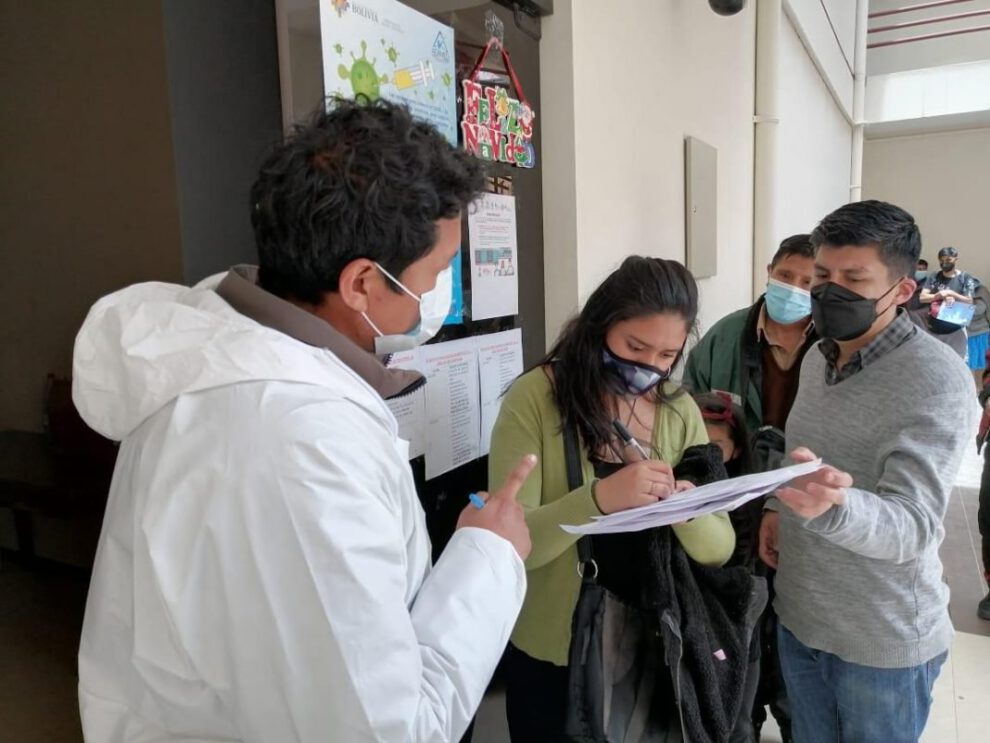 Vacunación masiva en Oruro