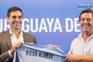 Diego Alonso presentado como seleccionador de Uruguay