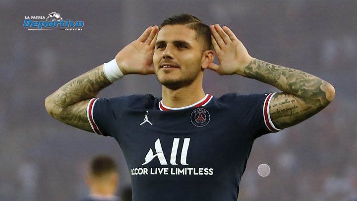 Mauro Icardi en la actualidad juega en el PSG