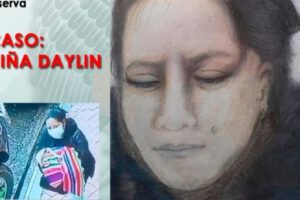 Rostro de la presunta raptora de Daylin