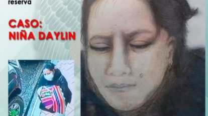 Rostro de la presunta raptora de Daylin