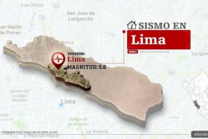 Sismo en Lima de 5,6 de magnitud
