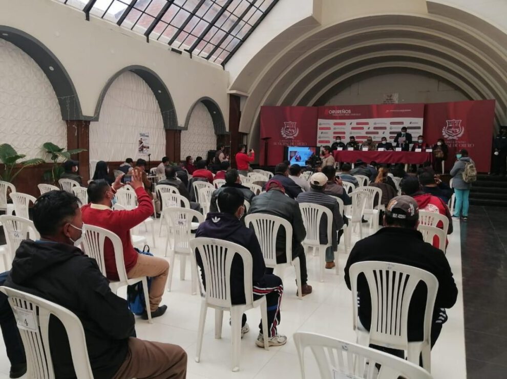 Horario de circulación Oruro durante el COEM
