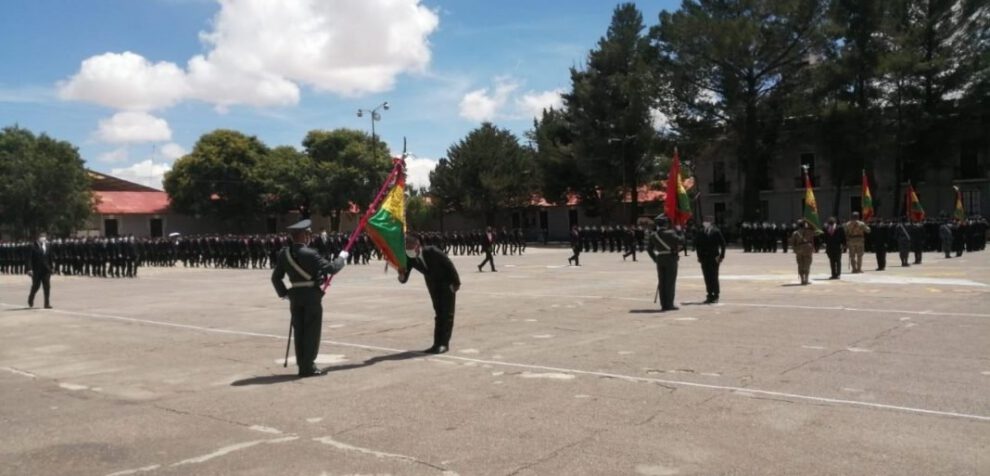 Licenciamiento de soldados en Oruro