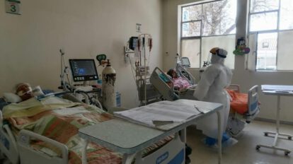 Camas UTI Hospital Obrero ocupadas por pacientes Covid-19