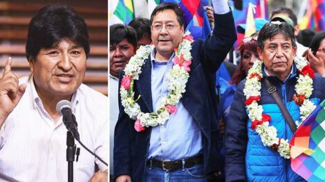 Anulan bloques en el MAS que promocionan candidaturas de Arce, David y Evo como presidente