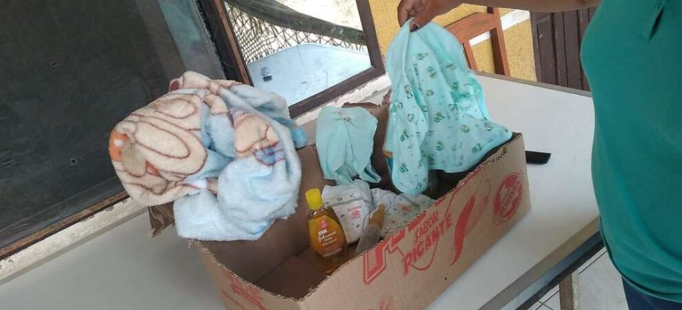 Bebé abandonado en La Guardia