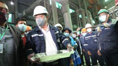 Planta de oxígeno entregada a la Empresa Metalúrgica de Vinto