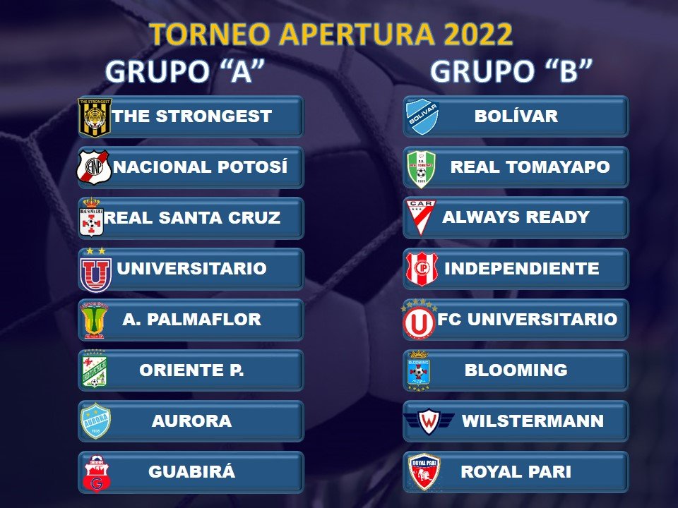 Así quedaron conformadas las series para el torneo Apertura de la División Profesional