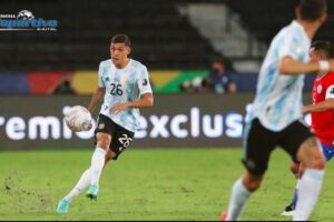 Nahuel Molina en la selección argentina