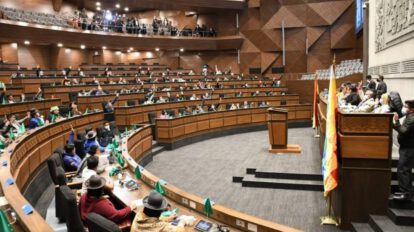 Covid-19 en diputados y senadores en Bolivia