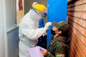 casos de covid-19 en la Policía de Oruro