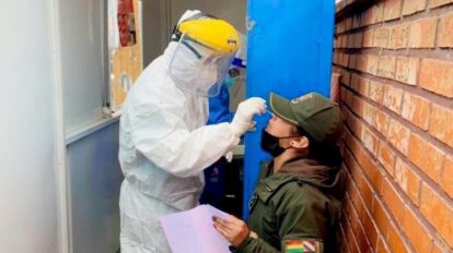 casos de covid-19 en la Policía de Oruro