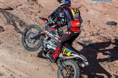 Daniel Nosiglia Rally Dakar en plena competencia