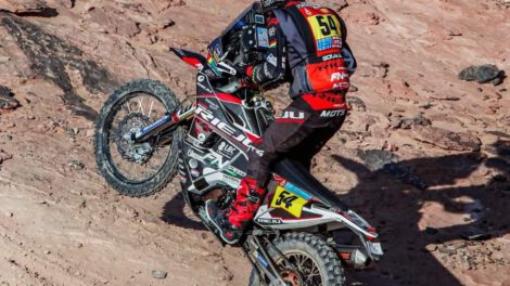 Daniel Nosiglia Rally Dakar en plena competencia